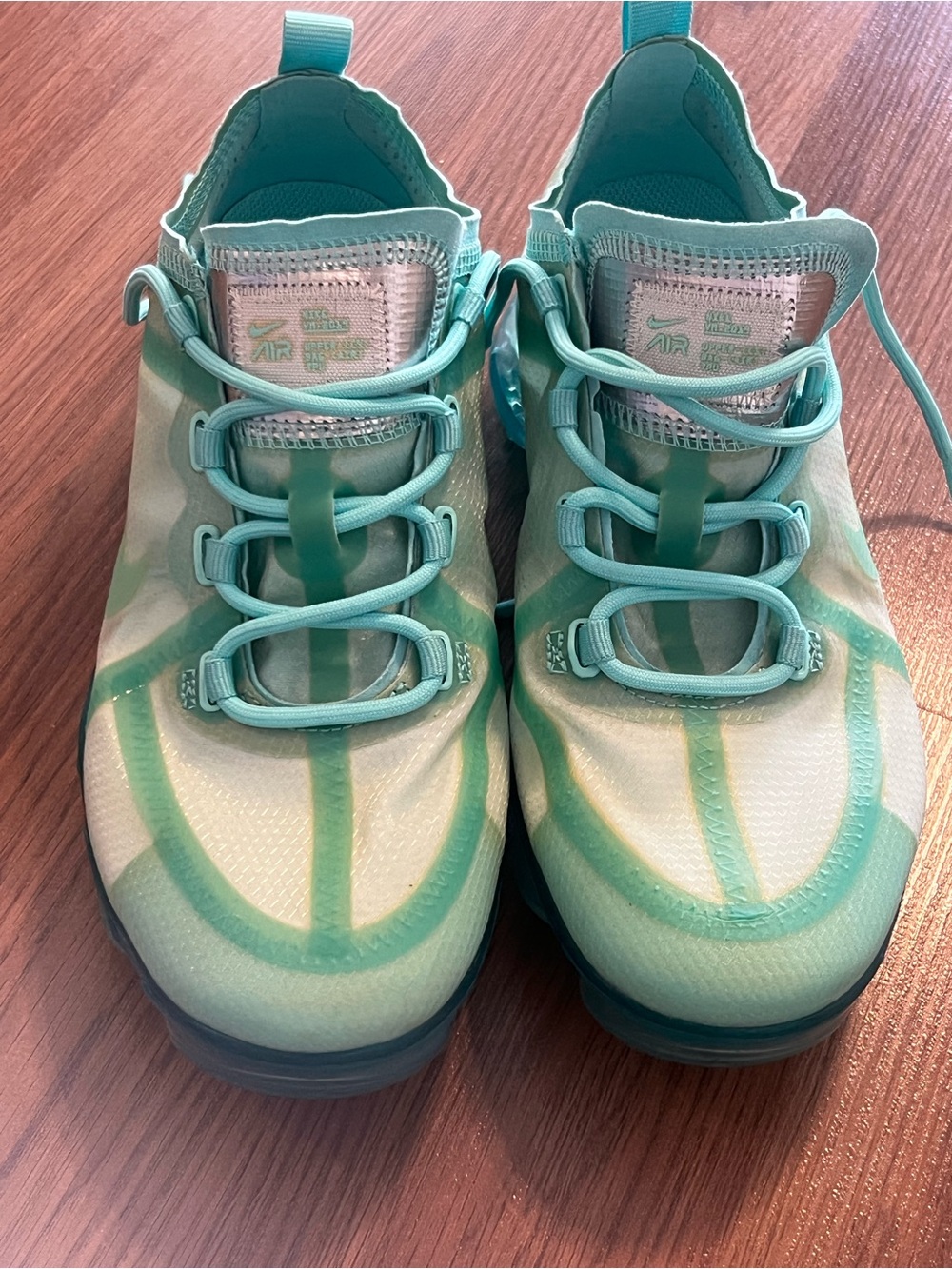 New Nike VaporMax Mint Blue Sneakers